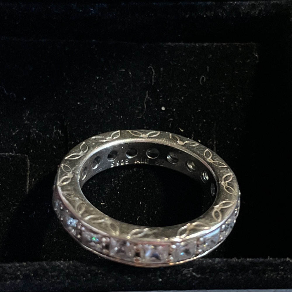 Pandora Sparkling Row Eternity Ring Large Cz Reti… - image 5